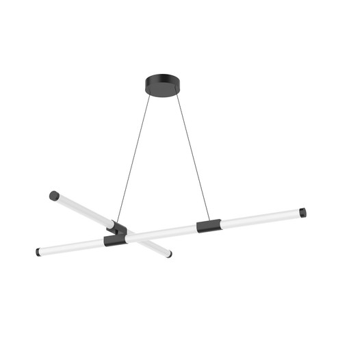 Akari LED Chandelier in Black (347|CH18548-BK-UNV-010)