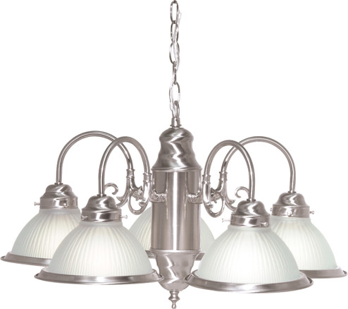 Five Light Chandelier in Brushed Nickel (72|SF76-695)