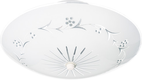 Two Light Flush Mount in White (72|SF76-268)