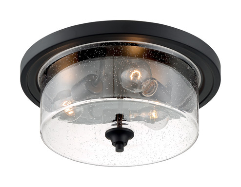 Bransel Three Light Flush Mount in Matte Black (72|60-7291)