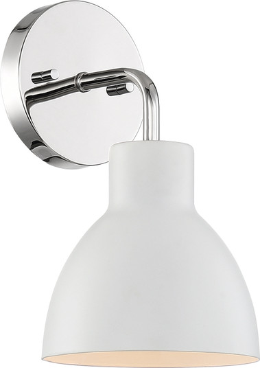 Sloan One Light Vanity in Polished Nickel / White (72|60-6781)
