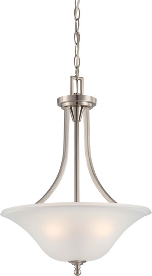 Surrey Three Light Pendant in Brushed Nickel (72|60-4147)