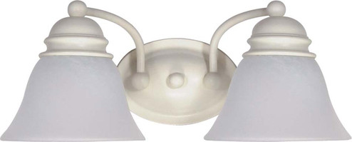 Empire Two Light Vanity in Textured White (72|60-353)