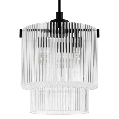 Ontario Three Light Pendant in Matte Black (47|13149)