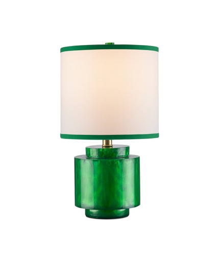 Beryl Collection One Light Table Lamp in Green Swirl (142|6000-1001)