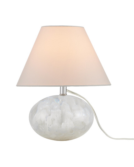 Odette White Table Lamp One Light Table Lamp in Clear (142|6000-0997)