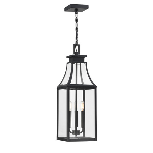 Emery Three Light Outdoor Hanging Lantern in Matte Black (51|5-608-BK)
