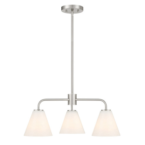 Blair Three Light Chandelier in Satin Nickel (51|1-4013-3-SN) Blair Three Light Chandelier in Satin Nickel (51|1-4013-3-SN)