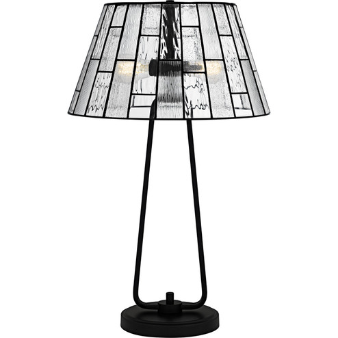 Tiffany Two Light Table Lamp in Matte Black (10|TF6176MBK)