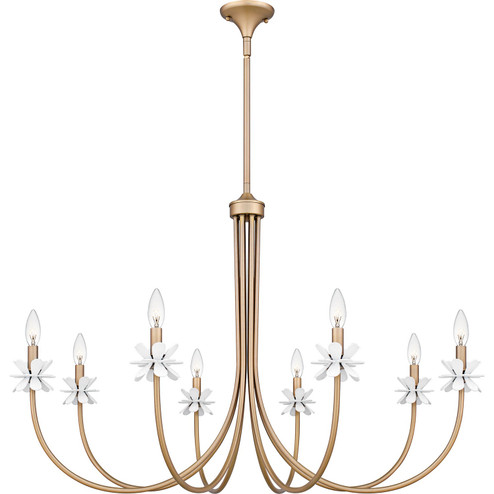 Remy Eight Light Chandelier in Bronze Gold (10|REY5042BGD)