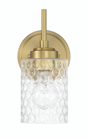 Claire One Light Wall Sconce in Satin Brass (46|60501-SB) Claire One Light Wall Sconce in Satin Brass (46|60501-SB)