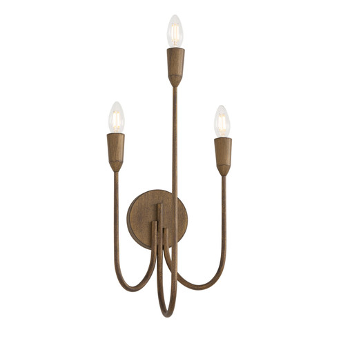 Marley Three Light Wall Sconce in Mystic Bronze (65|656831MZ)