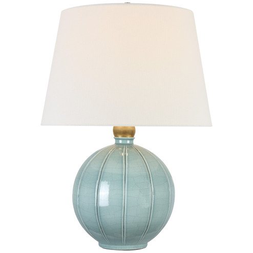 Ponteil LED Table Lamp in Crackled Robin (268|TOB 3616CRN-L)