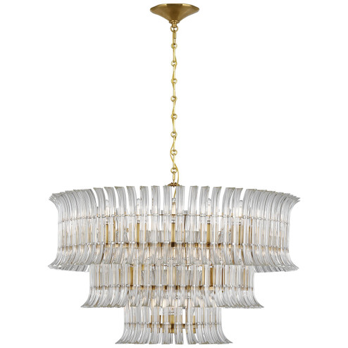 Rhine LED Chandelier in Hand-Rubbed Antique Brass (268|ARN 5072HAB-CG)