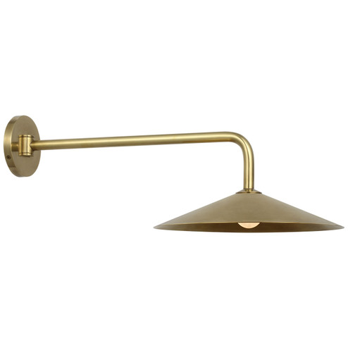 Ponce LED Wall Sconce in Hand-Rubbed Antique Brass (268|AL 2031HAB-HAB)
