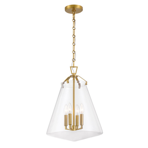 Voss Four Light Pendant in Luxe Gold (60|VSS-7015-LG)
