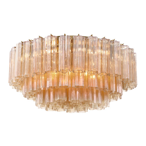 Addis 16 Light Flush Mount in Aged Brass (60|ADD-331-AG-AM)