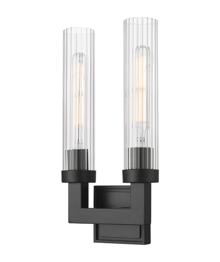 Beau Two Light Wall Sconce in Matte Black (224|740-2S-MB)