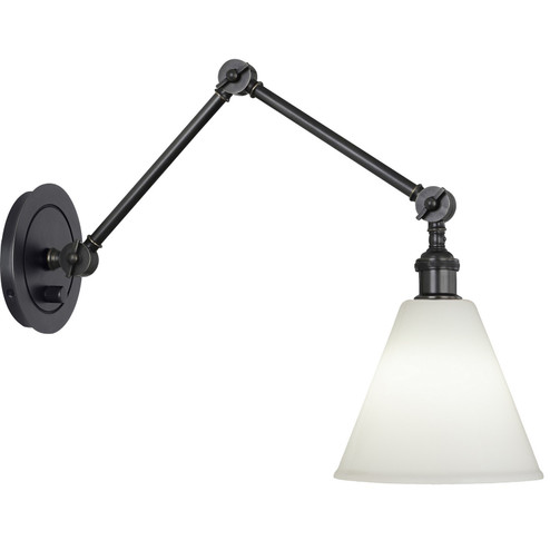 Alloy One Light Wall Sconce in Deep Patina Bronze/Cased White Glass Shade w/ Polished (165|Z2418G) Alloy One Light Wall Sconce in Deep Patina Bronze/Cased White Glass Shade w/ Polished (165|Z2418G)