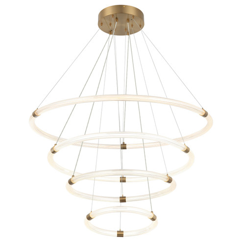 Inkara LED Pendant in Aged Gold Brass (423|C34899AG) Inkara LED Pendant in Aged Gold Brass (423|C34899AG)