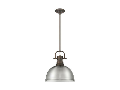 Duncan One Light Pendant in Rubbed Bronze (62|3604-L RBZ-PW)