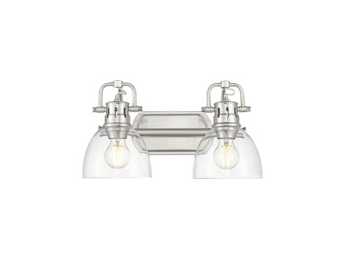 Duncan Two Light Vanity in Pewter (62|3602-BA2 PW-CLR)