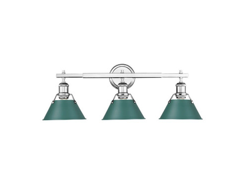 Orwell Three Light Vanity in Chrome (62|3306-BA3 CH-GN)