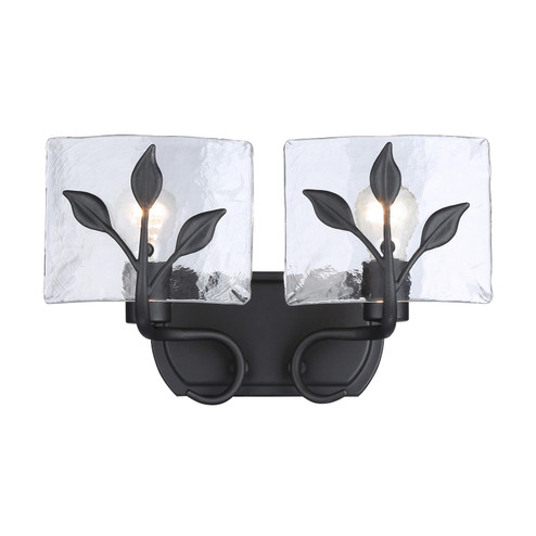 Calla Two Light Vanity in Natural Black (62|3160-BA2 NB-HWG)