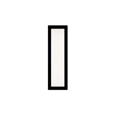 Wavelet LED Outdoor Wall Sconce in Black (34|WS-W38520-35-BK)