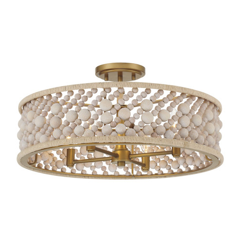Horsmore Four Light Semi Flush Mount in Painted Legacy Brass (7|3645-870) Horsmore Four Light Semi Flush Mount in Painted Legacy Brass (7|3645-870)