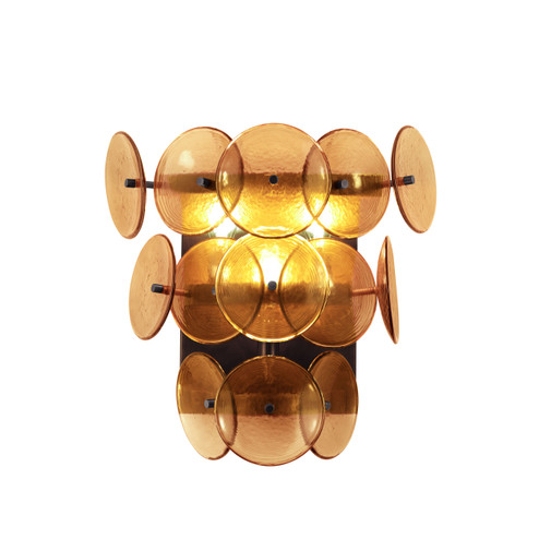 Loren Three LIght Wall Sconce in Gunmetal (16|21820AMGM)