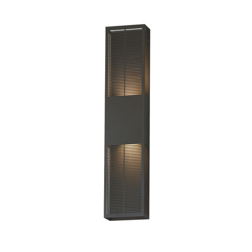 Grate LED Outdoor Wall Sconce in Architectural Bronze (86|E30395-ABZ)