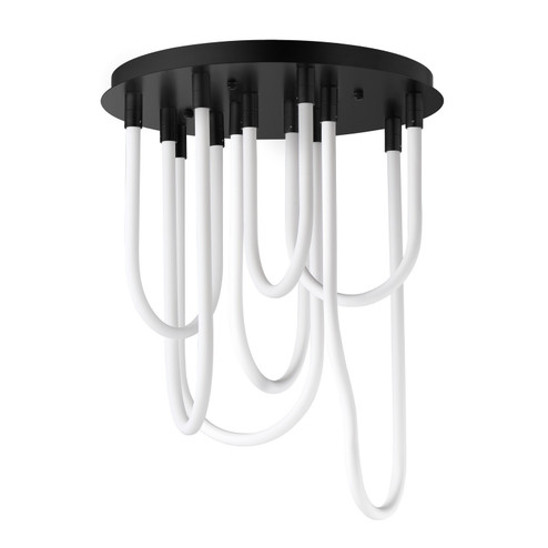 Soleil LED Flush Mount in Black (86|E24987-BK)