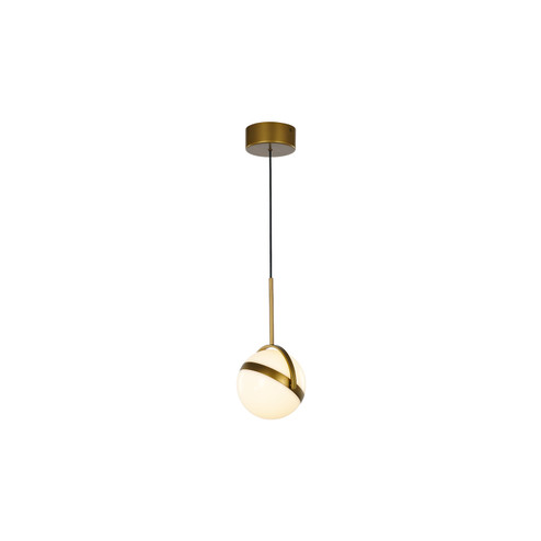 Globo LED Pendant in Brushed Gold (452|PD301001BG-UNV)