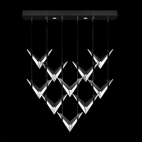 Blade LED Pendant in Black (48|100052-1)