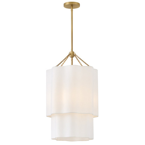 Gwen LED Pendant in Lacquered Brass (13|47737LCB)