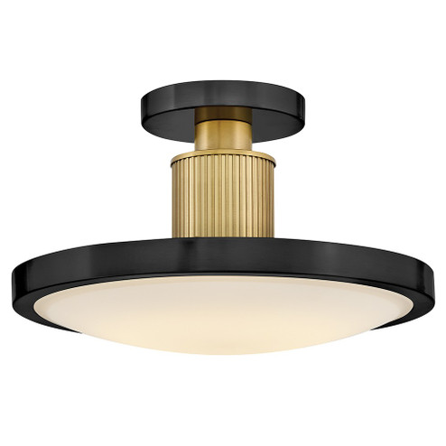 Kieran LED Semi-Flush Mount in Black (13|47593BK-LCB)