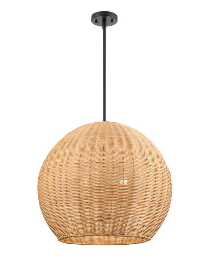 Elise Three Light Pendant in Matte Black (59|9025-NAT) Elise Three Light Pendant in Matte Black (59|9025-NAT)