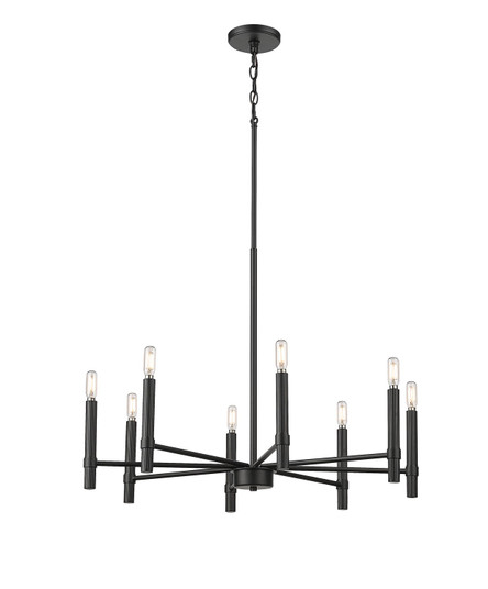 Skyva Eight Light Chandelier in Matte Black (59|25708-MB)