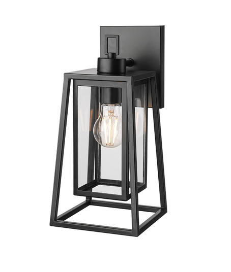 Denzell One Light Outdoor Wall Sconce in Powder Coated Black (59|198401-PBK)