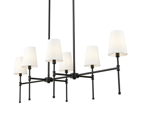 Adorra Six Light Chandelier in Matte Black (59|16506-MB)
