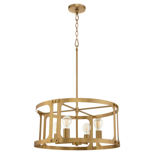 Colburn Four Light Pendant in Brushed Brass (19|8231-4-47)