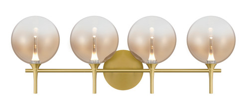 Iissa Four Light Vanity in Gold (40|48916-035)