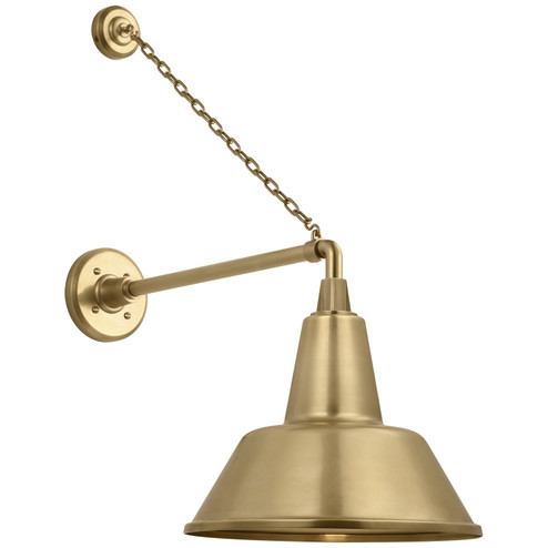 Academy Barn Light LED Barn Light in Hand-Rubbed Antique Brass (268|TOB 2813HAB/S1-HAB)