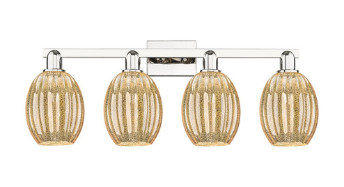 Arcadia Four Light Bath Vanity in Polished Nickel (405|716-4W-PN-G459-6ME)