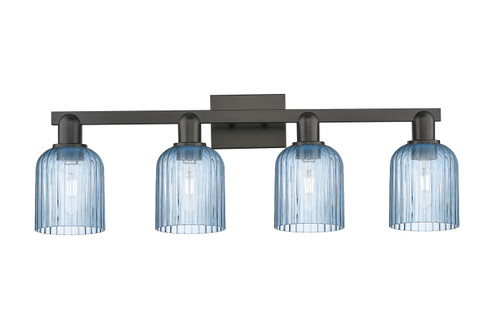 Arcadia Four Light Bath Vanity in Matte Black (405|716-4W-BK-G559-5BL)