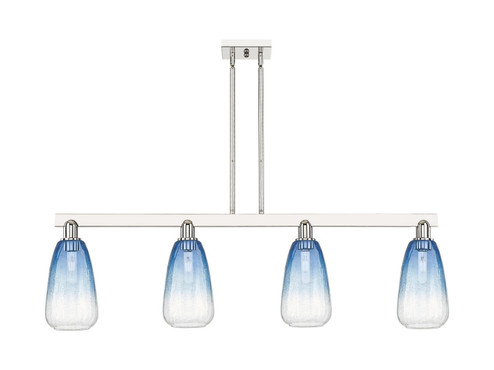 Arcadia Four Light Island Pendant in Polished Nickel (405|716-4I-PN-G480-6SB) Arcadia Four Light Island Pendant in Polished Nickel (405|716-4I-PN-G480-6SB)