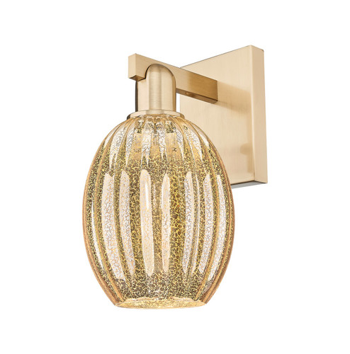 Arcadia One Light Wall Sconce in Champagne Bronze (405|716-1W-CB-G459-6ME) Arcadia One Light Wall Sconce in Champagne Bronze (405|716-1W-CB-G459-6ME)