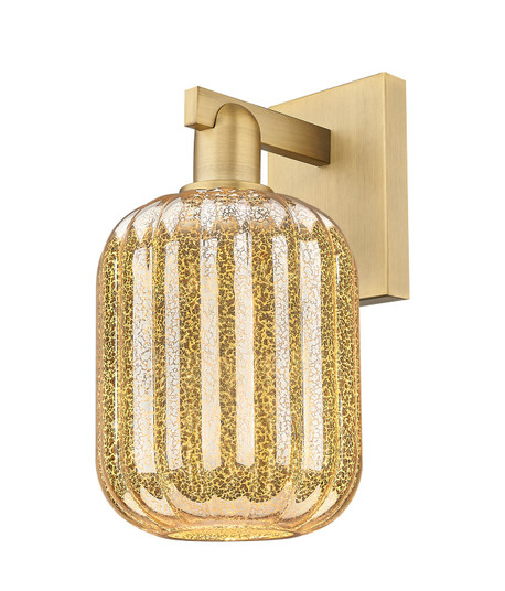 Arcadia One Light Wall Sconce in Brushed Brass (405|716-1W-BB-G460-7ME)