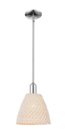 Arcadia One Light Pendant in Polished Chrome (405|716-1S-PC-NBD-9-NAT)